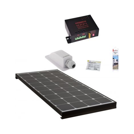 ANTARION Kit BLACK BOOSTER 140W + Régulateur MPPT + Câble (1/5)