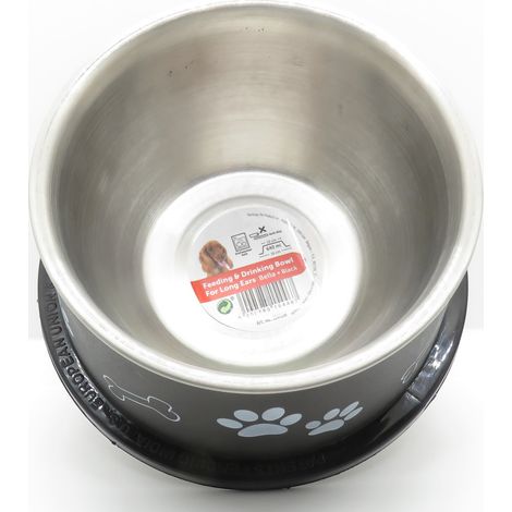 Ecuelle Kena ø13 cm, 640 ml, pour chien à longues oreilles - Flamingo (1/5)