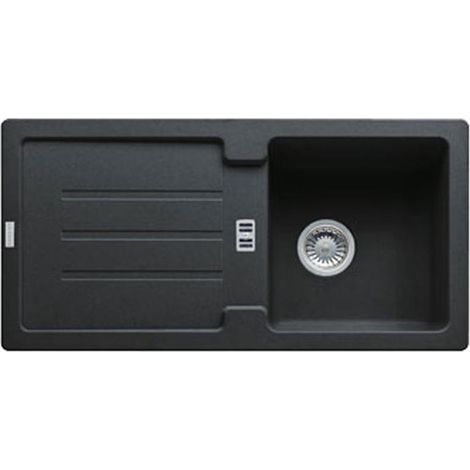 Franke Einbauspüle Strata STG 614-86 Fragranit+, Handbetätigt, Onyx (1/3)