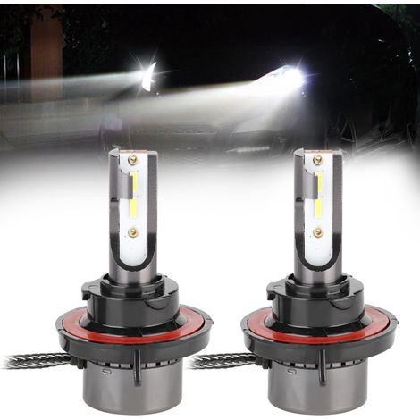 Paar H13 9006 30W 6000K hellweiße LED-Lampen, Abblendlicht für Autos, Mini-L8-Lampe (1/5)