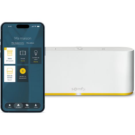 SOMFY 1870595 - TaHoma switch - Commande intelligente pour centraliser et connecter votre logement