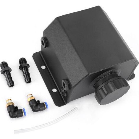 Qiilu Coolant Tank 1L Radiator Coolant Overflow Bottle Water Recovery Reservoir J7q203 (1/5)