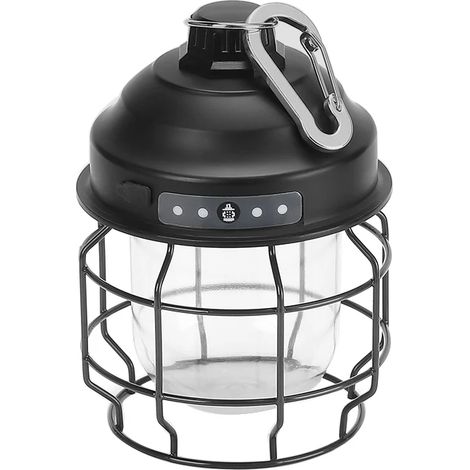 EASYCOMFORT Mini Lanterne Vintage Suspendue LED Rechargeable - Usage Extérieur (1/5)