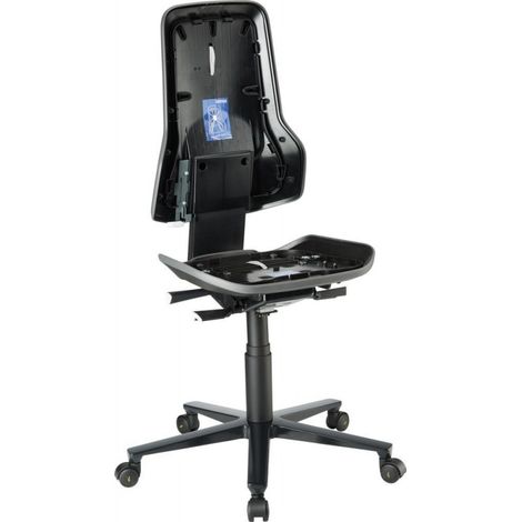 Sedia Da Ufficio Esd Neon 2 Grigio Con Ruote Perman