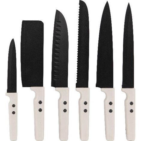 Set 12 Pezzi Coltelli da Cucina in Acciaio Inox Ryori Dimo Commerciale (1/2)