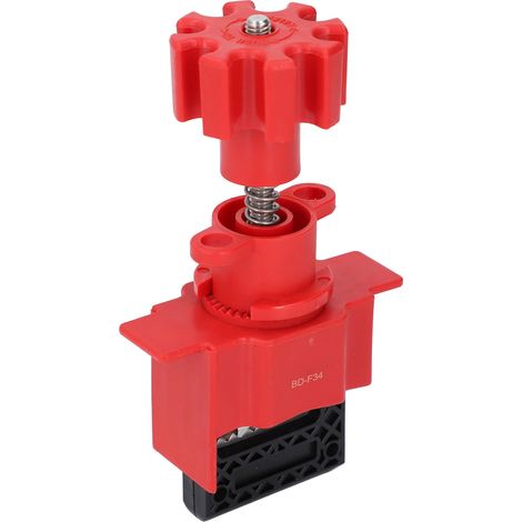 Verrouillage de vanne papillon pour canalisation industrielle fixe - Verrouillage de poignée de vanne papillon - Verrouillage de vanne à bille pour vanne à guillotine (1/5)
