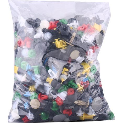 1000 pièces assorties en plastique voiture porte garniture Clip pare-chocs attache retenue Rivet Push Pin Kit (1/5)
