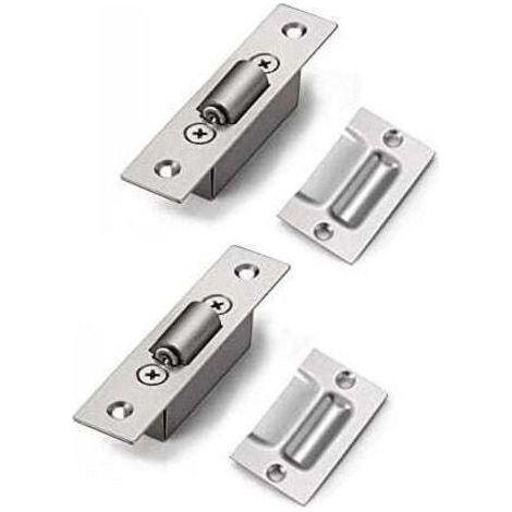 FENOPLASTICASerrure de porte en acier inoxydable, serrure à mortaise cachée, serrure de porte invisible, charnière, 2 pièces (1/4)