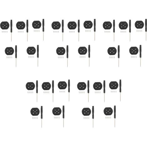 pour Support de Compteur de Vélo Support D'Ordinateur de Vélo Base Fixe Pièce de Réparation de Siège Mâle, 25 Pièces Séries Réparer avec L'Outil (1/5)