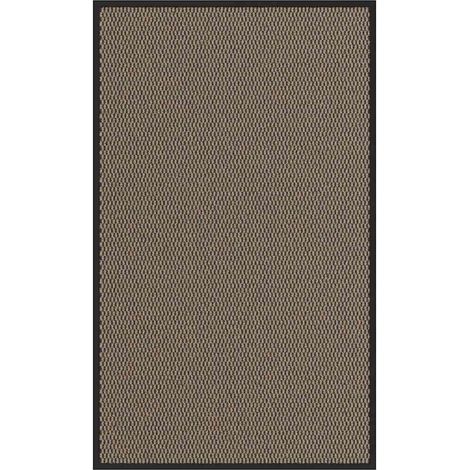 Zerbino decorativo antiscivolo per interni ed esterni 90 x 150 cm in polipropilene marrone 020058132