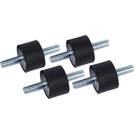 supporti antivibranti in gomma M8 30 x 20, supporti antivibranti, isolatori in gomma antivibranti con viti (1/4)