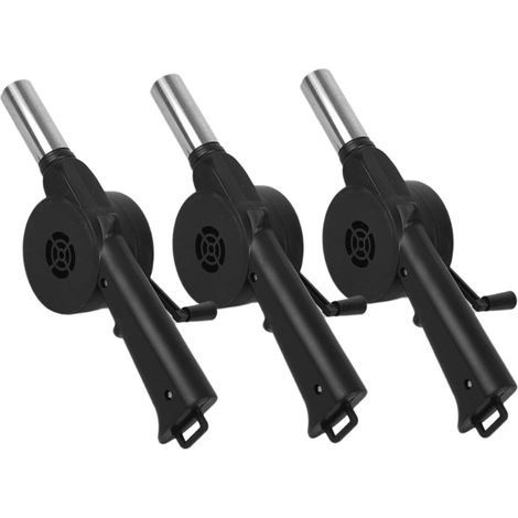 3 pièces Soufflet Manuel Portable pour Barbecue Extérieur Souffleur à Main Robuste pour Cheminée et Cuisson Plein Air (1/5)