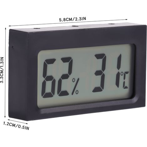 Tragbares digitales Innenthermometer und Hygrometer mit LCD-Bildschirm (1/5)