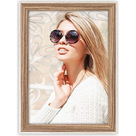 Zep Cadre élégant blanc beige 13x18 cm classique moderne