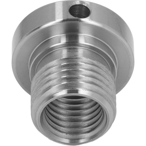 Adaptateur de broche pour tour à bois, douille de réduction en acier inoxydable pour poupée fixe, filetage mâle 33 mm, filetage femelle 25 mm (1/5)