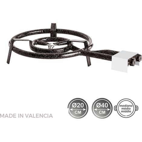 Brûleur À Gaz Butane/Propane Ø40cm 2 Feux. Vaello (1/2)