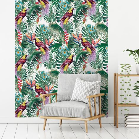 Sticker effet papier peint - VILLA SERRANA - 30x30cm (1/5)