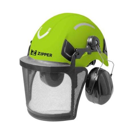 Zipper ZI-FHProfi casco forestal verde claro seguridad (1/2)