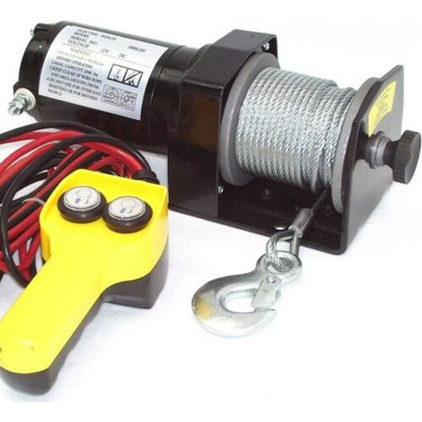 TB120 Elektrische Seilwinde 907 kg Fernbedienung Seilzug Elektrowinde Winde (1/5)