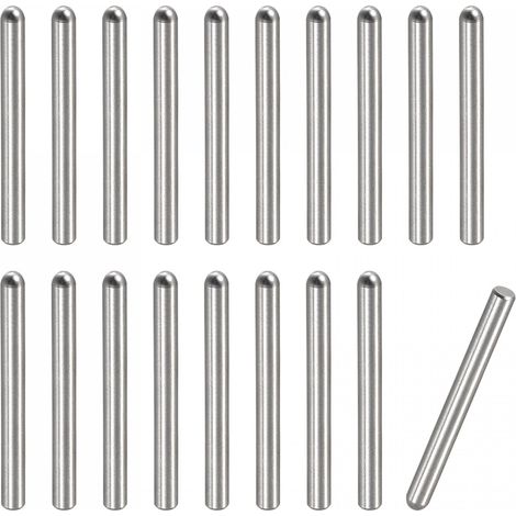 2x25mm Stainless Steel 304 Round Flat Head Stud Pins 20pcs (1/5)