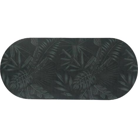 Tapis de salle de bain ultra absorbant et souple 45 x 100 cm déco Essential Nature - TENDANCE (1/2)