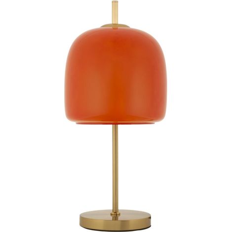 Lampe à Poser "Oldy" 53cm Orange