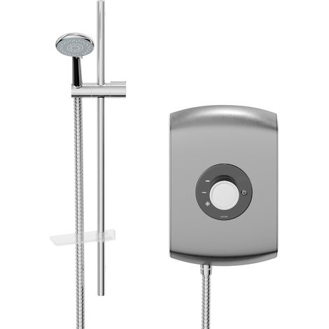 Triton Amore Brushed Steel 9.5kw Electric Shower (1/5)