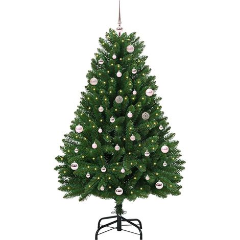 Sapin de Noël,Arbre de Noël artificiel Vert 150 cm PVC et métal CFW32509 (1/5)
