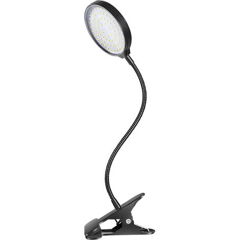 Lampe de croissance LED pour plantes d'intérieur 15 W LED rouges et bleues marche et arrêt automatiques avec minuterie 4/8/12H 3 modes d'éclairage 5 niveaux de luminosité IP66 étanche à clipser pour p