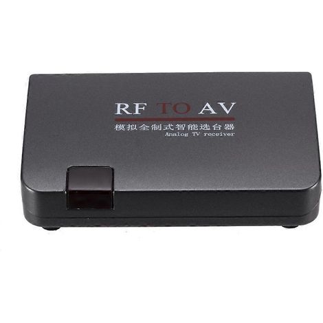 RF-zu-AV-Videokonverter, Modulator, TV-Umschalter, kabelgebundener Signaleingang, Videosignalausgang, EU-Stecker (1/5)