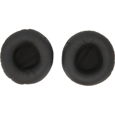 1 paire de coussinets d'écouteurs universels souples de 60 mm, noirs. (1/5)