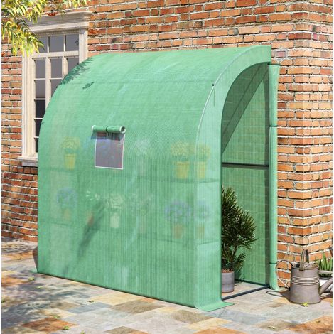 serra da giardino 200x100x215 con 2 porte e finestre HAVRYA (1/5)