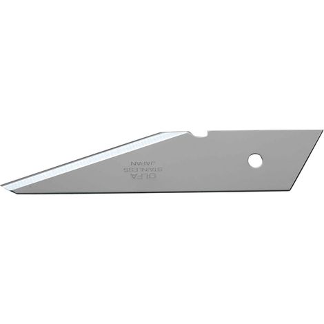 OLFA CKB-2 PACK DE 2 CUCHILLAS DOBLE FILO 105X20X1 MM PLATEADAS