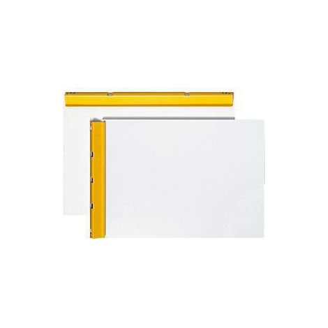 Klemmbrett 21 x 29,7 cm (B x H) DIN A4 Aluminium grauweiß (1/2)