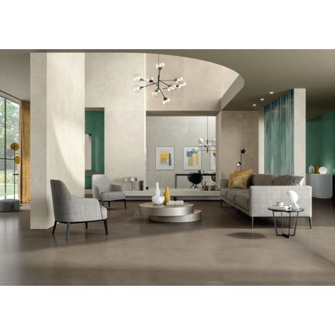 Carrelage Intérieur Effet Béton PRISM 120x120 cm Suede (1/5)