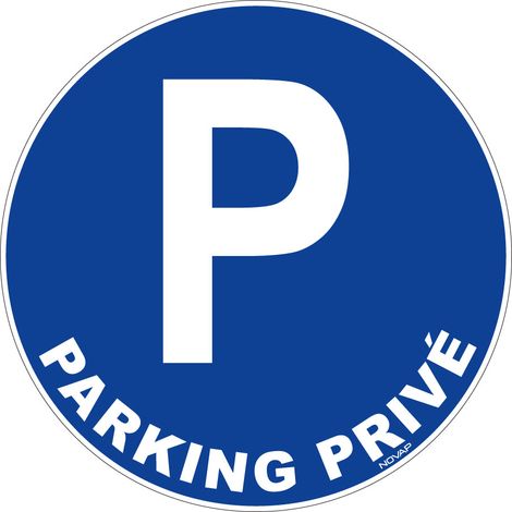 Panneau Parking privé - Rigide Ø450mm - 4080390