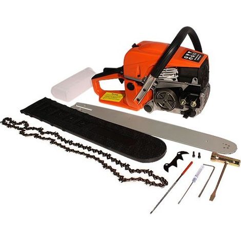 MOTOSIERRA PROFESIONAL DE GASOLINA 52CC, 3,5CV Y ESPADA DE 55 CM DE LONGITUD