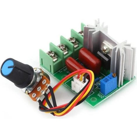 Variateur De Lumiere - Regulateur De Vitesse De Moteur - Controleur De Temperature Ac 50-220 V 2000 W Scr - 1 Unite (1/4)