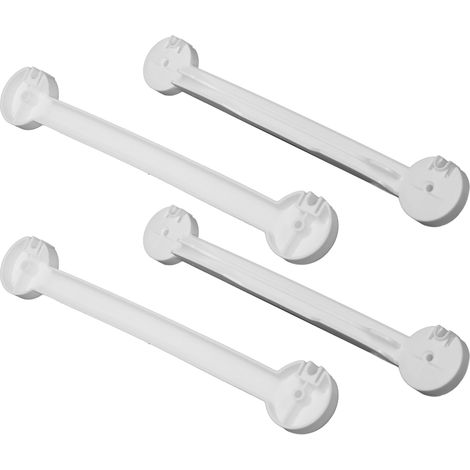 CRUCCIA LATERALE PER SCOLAPIATTI PLASTIFICATI  pz. 4