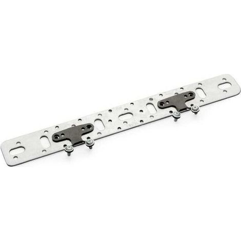 Rehau Halter 75/150, für Doppelanschluss, inkl. 2 EPDM-Dämmscheiben und 4 Schrauben M5