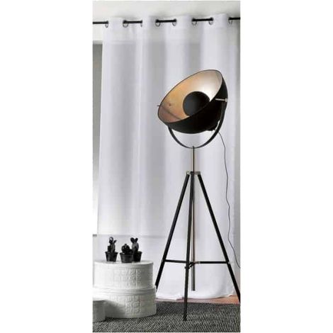 Voilage blanc Chic grande largeur design - 300x240cm - Blanc