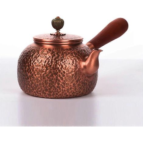 Théière en cuivre de 600 ml pour la cuisinière, 350 ml de récipient à thé isotherme ( )