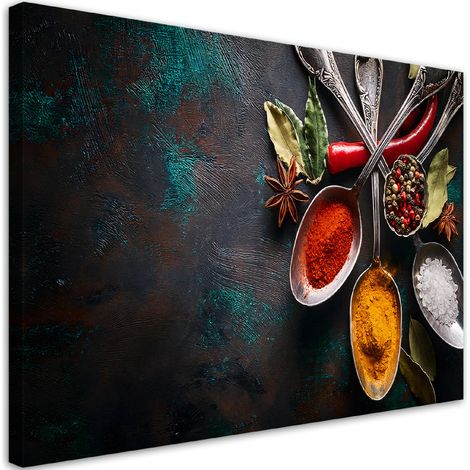 Tableau déco Épices dans la cuisine 90x60 (1/5)