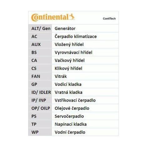 Kit de courroie crantée Continental CT1038K2 CITROËN 4501801 9162101