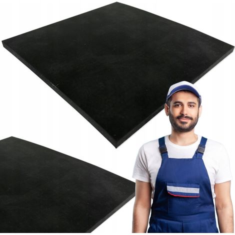 Gummimatte für belüftete Terrassenunterkonstruktion 200x200x1mm (1/5)