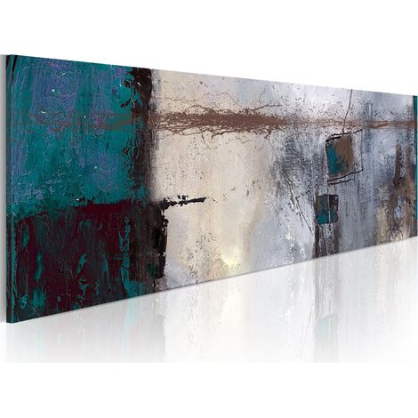 Quadro - Note color turchese - 120x40 (1/4)