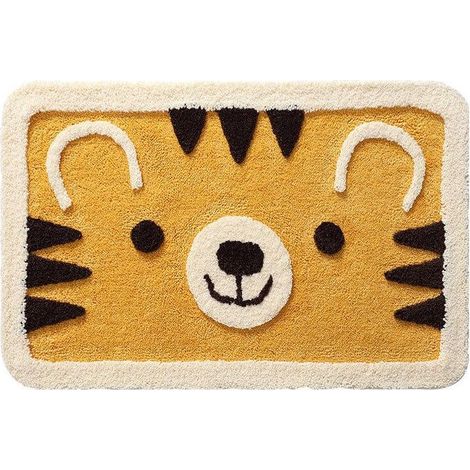Tapis de porte ours mignon, tapis de bain antidérapant, tapis d'intérieur, tapis de bain (1/5)
