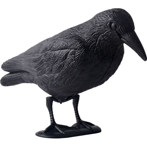 1 Corbeaux factices en Plastique / 38x13x23cm, Noir/Antipigeon, Effaroucheur (1/5)