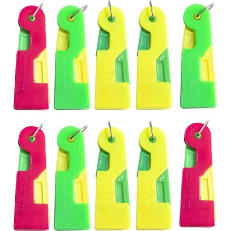 Set di 10 infila-aghi automatici per un'infilatura facile, infila-aghi per macchina da cucire fai da te in plastica, infila-aghi per (1/5)