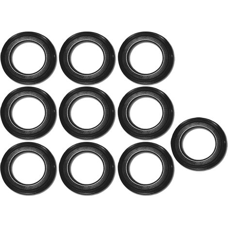 10 Stk. Universal-Lippendichtung 43 mm Durchmesser für Stopfenventil und Siebkörbchen - Ersatzteil: Dichtungsring Dichtung Abfluss-Ventildichtung